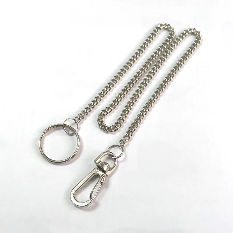 Long Metal Wallet Belt Chain Rock Punk Trousers Hipster Pant Jean Keychain Silver Ring Clip Keyring for Men's HipHop 40cm
Long Metal Wallet Belt Chain Rock Punk Trousers Hipster Pant Jean Keychain Silver Ring Clip Keyring for Men's HipHop 40cm