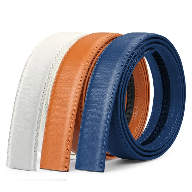 35mm Width Mens Leather Belt Without Buckle Luxury Brand Waistband Belts Men Leather Strap White Yellow Blue 110cm-130cm
35mm Width Mens Leather Belt Without Buckle Luxury Brand Waistband Belts Men Leather Strap White Yellow Blue 110cm-130cm