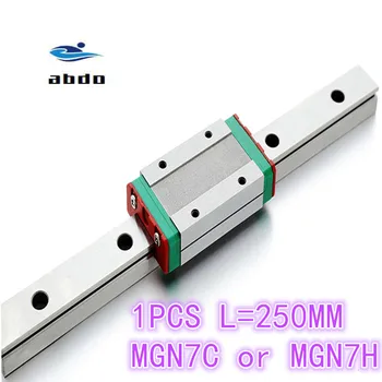 High quality 1pcs 7mm Linear Guide MGN7 L= 250mm linear rail way + MGN7C or MGN7H Long linear carriage for CNC XYZ Axis
High quality 1pcs 7mm Linear Guide MGN7 L= 250mm linear rail way + MGN7C or MGN7H Long linear carriage for CNC XYZ Axis
