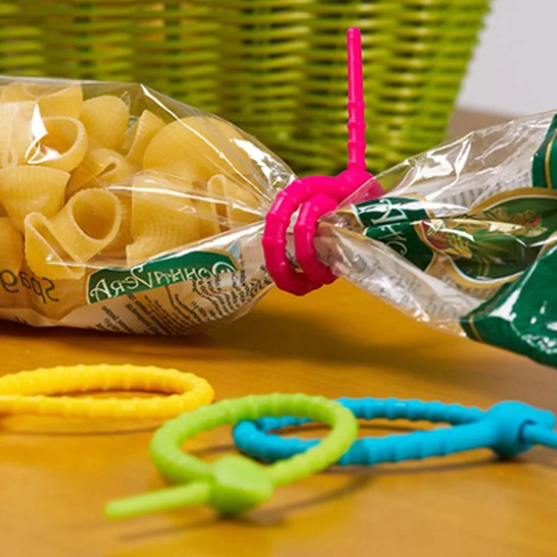 10PCS/Lot Food Saver Multifunction Sealing Clip Hot Sale Bag Ties Random Color Food Grade Bag Clip Home Supplies Silicone
10PCS/Lot Food Saver Multifunction Sealing Clip Hot Sale Bag Ties Random Color Food Grade Bag Clip Home Supplies Silicone