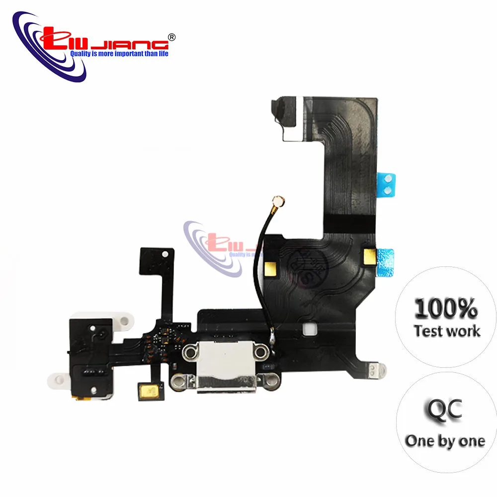 Original Dock Connector USB Charging Port For iPhone 5 5G with Headphone Jack Tail Plug Flex Cable Replacement parts
Original Dock Connector USB Charging Port For iPhone 5 5G with Headphone Jack Tail Plug Flex Cable Replacement parts