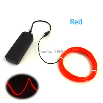 Halloween DIY Magic Wand Decor 2.3mm Red Blink EL Wire Cold Light Led Strip Neon Light with DC3V Controller for Birthday Gift
Halloween DIY Magic Wand Decor 2.3mm Red Blink EL Wire Cold Light Led Strip Neon Light with DC3V Controller for Birthday Gift