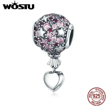 WOSTU Luxury 925 Sterling Silver Romantic Love Balloon Hot Air Pendant Charm fit Charm Bracelet Necklace Jewelry Gift FIC517
WOSTU Luxury 925 Sterling Silver Romantic Love Balloon Hot Air Pendant Charm fit Charm Bracelet Necklace Jewelry Gift FIC517