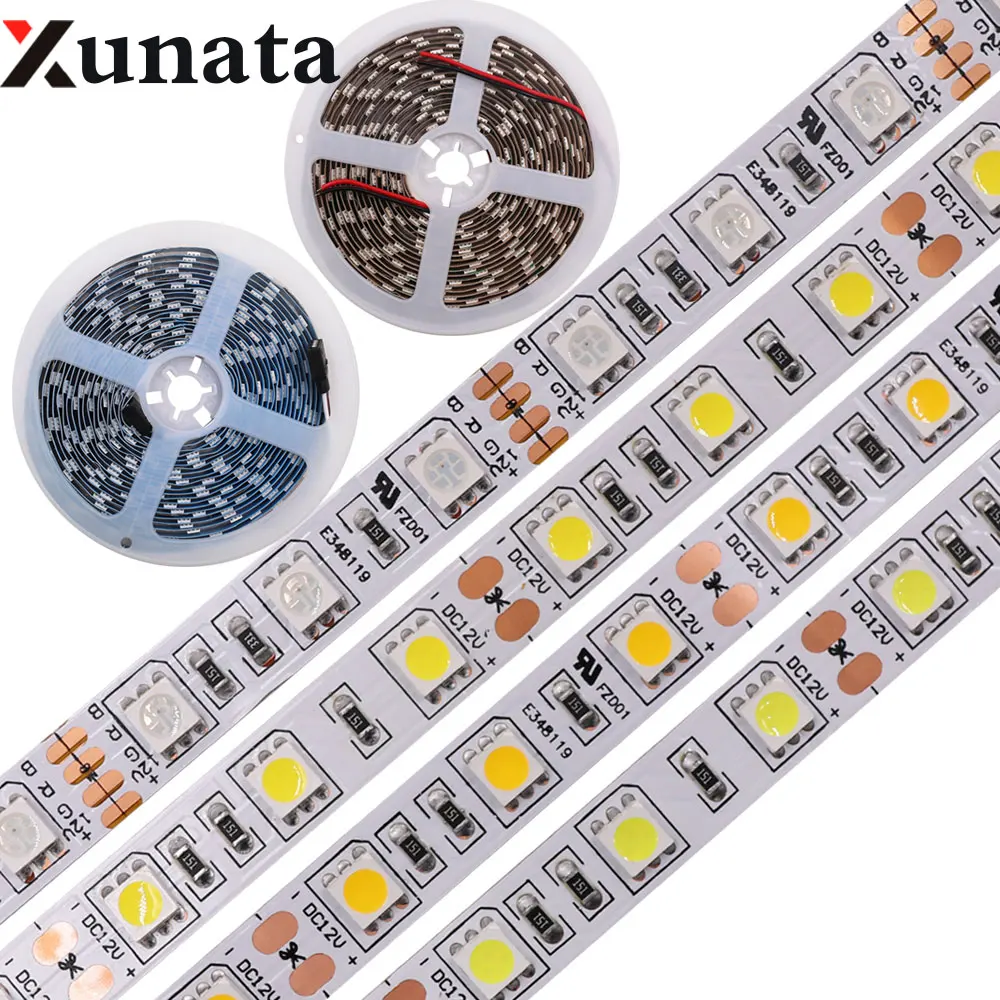 DC12V 5050 SMD Epistar Chip LED Strip Light 5m 60leds/m No Waterproof Flex RGB LED Tape Lights Strips Home Decoration Lighting
DC12V 5050 SMD Epistar Chip LED Strip Light 5m 60leds/m No Waterproof Flex RGB LED Tape Lights Strips Home Decoration Lighting