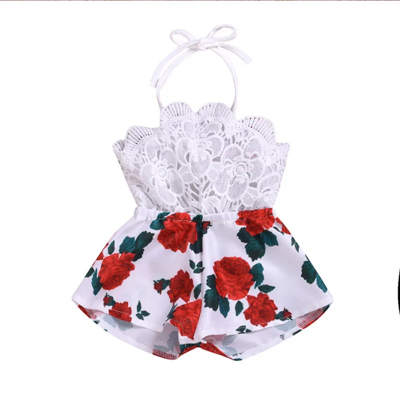 Baby Girl Sleeveless Romper Lace Stitching Straps Shorts Slingprint Kid Jumpsuit Outfit Clothes Summer
Baby Girl Sleeveless Romper Lace Stitching Straps Shorts Slingprint Kid Jumpsuit Outfit Clothes Summer