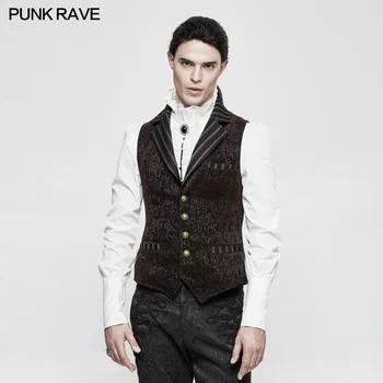 Punk Ravevest Men Vest Steampunk Vintage Lapel Jacquard Palace Retro Men's Vest Waistcoat Gothic Sleevess Vest
Punk Ravevest Men Vest Steampunk Vintage Lapel Jacquard Palace Retro Men's Vest Waistcoat Gothic Sleevess Vest