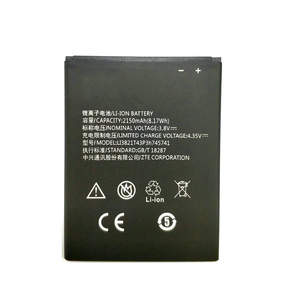 2019 New 3.8V 2150mAh Li3821T43P3h745741 Battery For ZTE Blade L5 Plus mobile phone
2019 New 3.8V 2150mAh Li3821T43P3h745741 Battery For ZTE Blade L5 Plus mobile phone