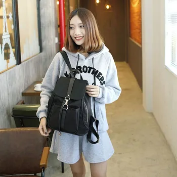 longmiao Sling Bag Laptop Waterproof Nylon and PU leather Women Backpack Black Shoulder Backpacks for Teenage Girls Schoolbag
longmiao Sling Bag Laptop Waterproof Nylon and PU leather Women Backpack Black Shoulder Backpacks for Teenage Girls Schoolbag