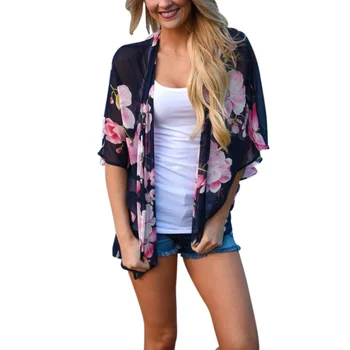 2018 Women Fashion Summer Blouse See Through Ladies Vintage Floral Print Chiffon Kimono Cardigan Casual Beach Shawl
2018 Women Fashion Summer Blouse See Through Ladies Vintage Floral Print Chiffon Kimono Cardigan Casual Beach Shawl