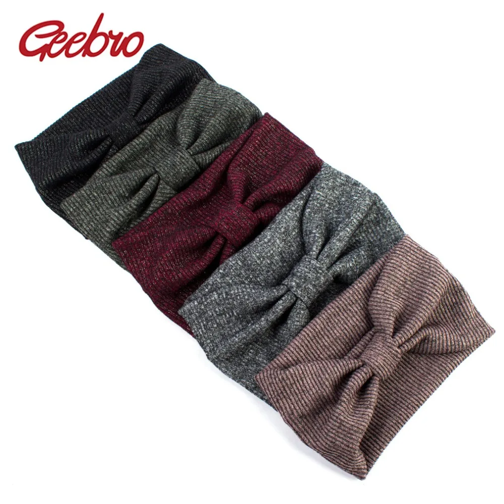 Geebro Women's Knit Plain Color Wide Headbands Spring Fashion Knotted Turban Knitted Headband for Ladies Wrap Hairband Accessory
Geebro Women's Knit Plain Color Wide Headbands Spring Fashion Knotted Turban Knitted Headband for Ladies Wrap Hairband Accessory