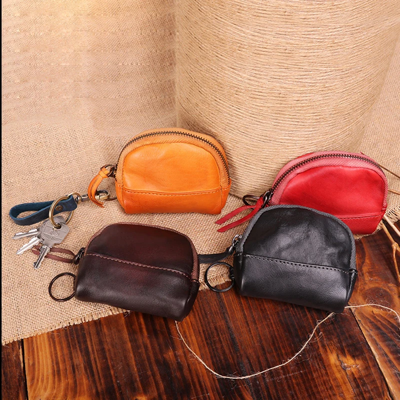 YIFANGZHE Genuine Leather Coin Purse With Key holder, Mini Pouch Change Wallet with Key Ring for men and women
YIFANGZHE Genuine Leather Coin Purse With Key holder, Mini Pouch Change Wallet with Key Ring for men and women
