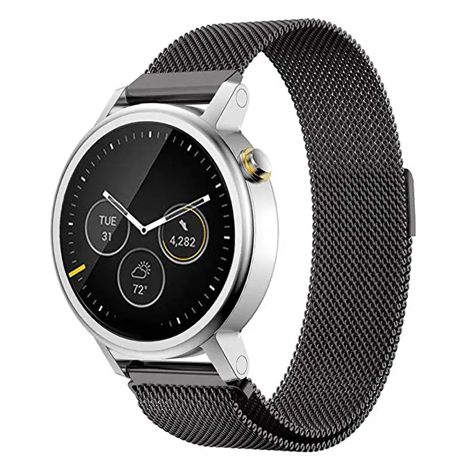 Milanese Magnetic Loop Stainless Steel Band for Men's 42mm/46mm Moto 360 2nd Watch
Milanese Magnetic Loop Stainless Steel Band for Men's 42mm/46mm Moto 360 2nd Watch