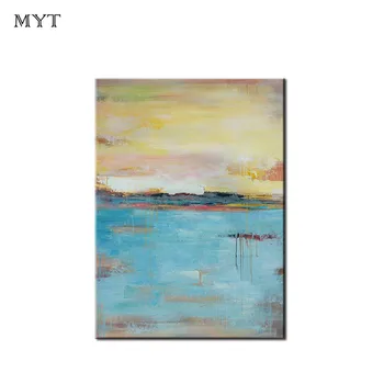 Hot sale handmade abstract Light yellow and blue color on Canvas Oil Painting Pictures for bedroom Home Wall Decor no frame
Hot sale handmade abstract Light yellow and blue color on Canvas Oil Painting Pictures for bedroom Home Wall Decor no frame