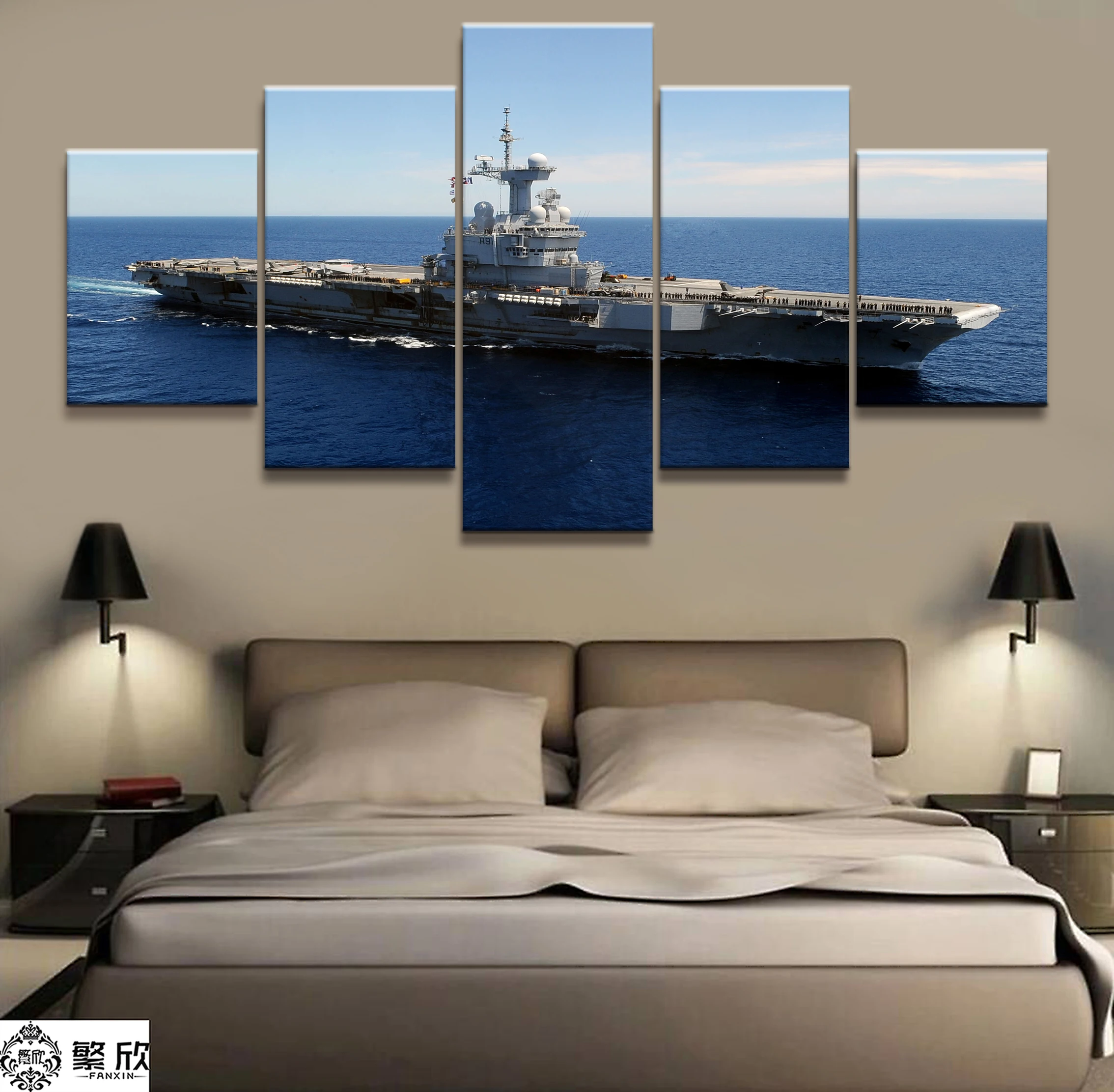 Home Decor Modular Canvas Picture 5 Piece Military Aircraft Carrier Charles Art Poster Wall For Home Canvas Painting Wholesale
Home Decor Modular Canvas Picture 5 Piece Military Aircraft Carrier Charles Art Poster Wall For Home Canvas Painting Wholesale