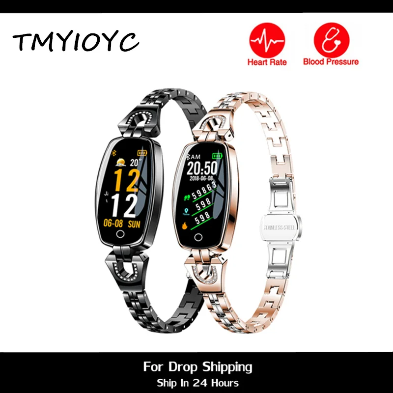 H8 Smart Band Women Smart Watch Blood Pressure Heart Rate Monitor Fitness Bracelet Tracker for Xiaomi Apple Phone Smart Bracelet
H8 Smart Band Women Smart Watch Blood Pressure Heart Rate Monitor Fitness Bracelet Tracker for Xiaomi Apple Phone Smart Bracelet