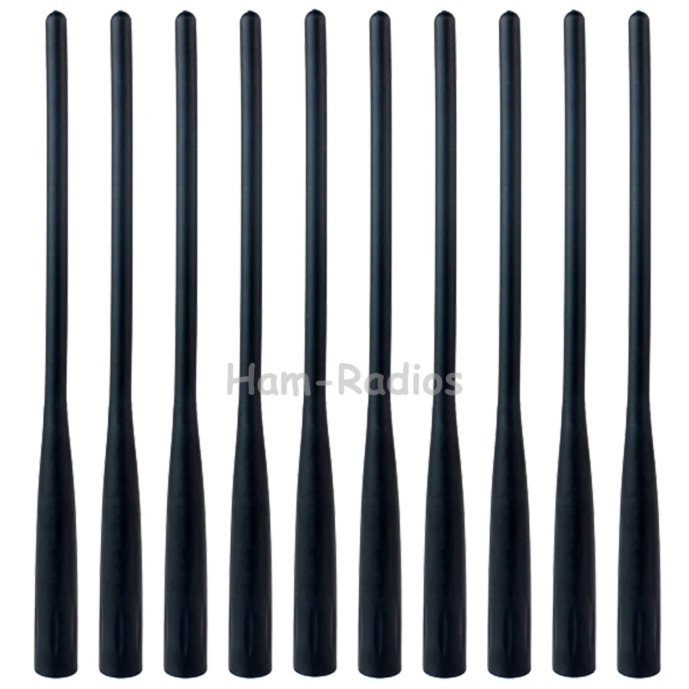 

10PCS Walkie Talkie VHF 136-174MHz Antenna Male for ICOM FA-S270C IC-95 IC-R5 IC-R6 IC-E80 E91 E92 Two Way Radio