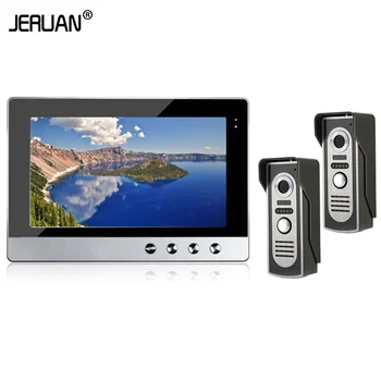 JERUAN Brand New Wired 10 inch TFT color Screen Video Door Phone Intercom Kit Set With Two Night Vision Outdoor Camera
JERUAN Brand New Wired 10 inch TFT color Screen Video Door Phone Intercom Kit Set With Two Night Vision Outdoor Camera