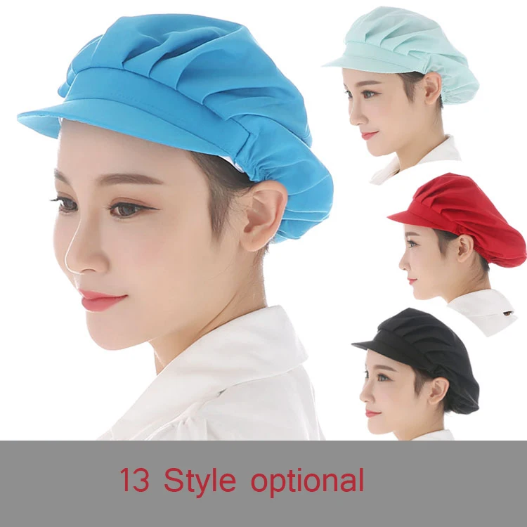 2019 new white baotou hat breathable sanitary dust cap men and women workshop canteen food hat chef hat breathable mesh design
2019 new white baotou hat breathable sanitary dust cap men and women workshop canteen food hat chef hat breathable mesh design