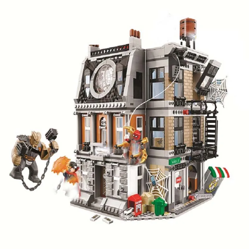 76108 Marvel Avengers Infinity War Sanctum Sanctorum Showdown Iron man Spiderman 1044pcs Building Block Toys For Children
76108 Marvel Avengers Infinity War Sanctum Sanctorum Showdown Iron man Spiderman 1044pcs Building Block Toys For Children