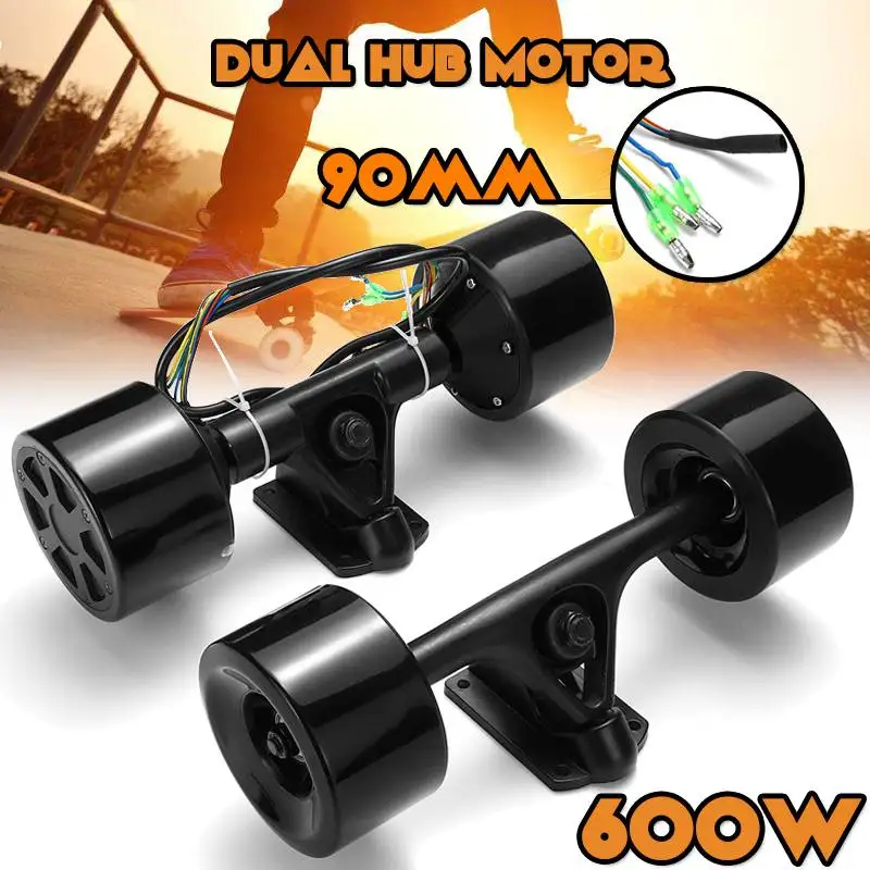 Double Drive Scooter Hub Motor Kit High Power DC Brushless Wheel Motor Remote Control For The Electric Skateboard 600W
Double Drive Scooter Hub Motor Kit High Power DC Brushless Wheel Motor Remote Control For The Electric Skateboard 600W