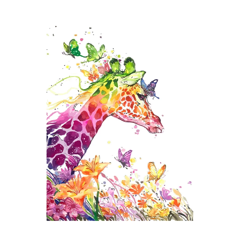 Painting By Numbers DIY Dropshipping 40x50 50x65cm Beautiful colorful giraffe Animal Canvas Wedding Decoration Art picture Gift
Painting By Numbers DIY Dropshipping 40x50 50x65cm Beautiful colorful giraffe Animal Canvas Wedding Decoration Art picture Gift
