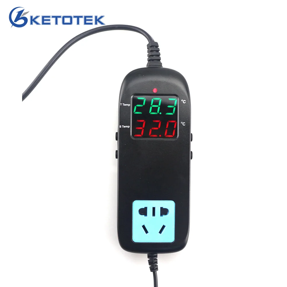 AC 90~250V LED digital thermometer temperature controller incubator aquarium thermometer termostato thermostat -40~120C EU Plug
AC 90~250V LED digital thermometer temperature controller incubator aquarium thermometer termostato thermostat -40~120C EU Plug