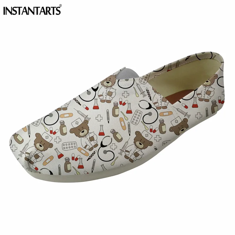 INSTANTARTS Summer Women Loafer Shoes Pediatrics Bear Print Canvas Flat Shoes Girls Casual Slip On Slacker Shoes Female Zapatos
INSTANTARTS Summer Women Loafer Shoes Pediatrics Bear Print Canvas Flat Shoes Girls Casual Slip On Slacker Shoes Female Zapatos