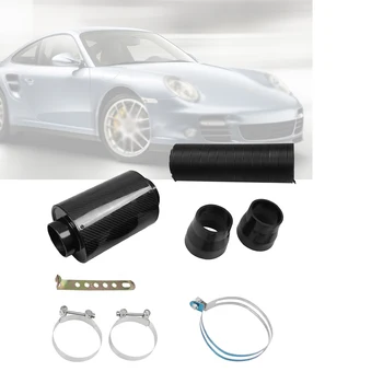 Oversea Car Cold Air Filter Feed Enclosed Intake Induction Pipe Hose Kit Fit with Bracket Carbon Fibre airbox Universal
Oversea Car Cold Air Filter Feed Enclosed Intake Induction Pipe Hose Kit Fit with Bracket Carbon Fibre airbox Universal