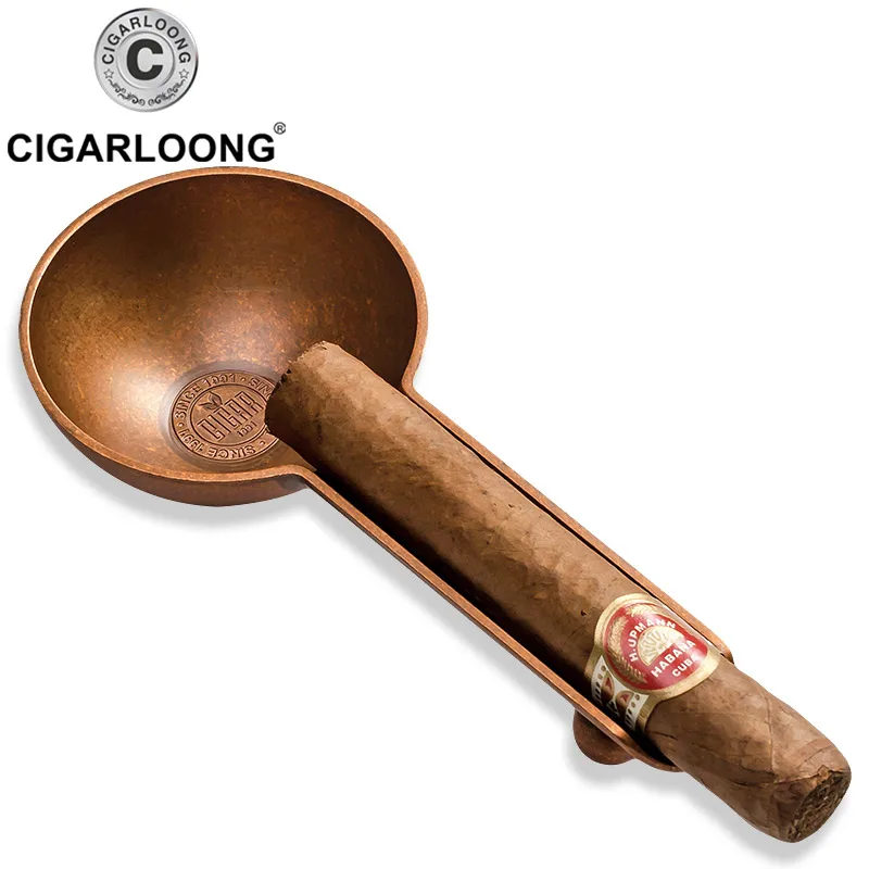 CIGARLOONG cigar bronze vintage ashtray personalized portable cigar smoke detector AS-7013
CIGARLOONG cigar bronze vintage ashtray personalized portable cigar smoke detector AS-7013