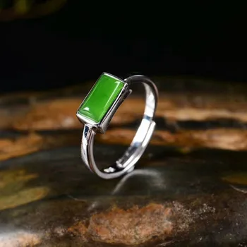 Xinjiang natural and tian jade jasper ring female natural jade ring jade ring 925 silver jade ring female.
Xinjiang natural and tian jade jasper ring female natural jade ring jade ring 925 silver jade ring female.