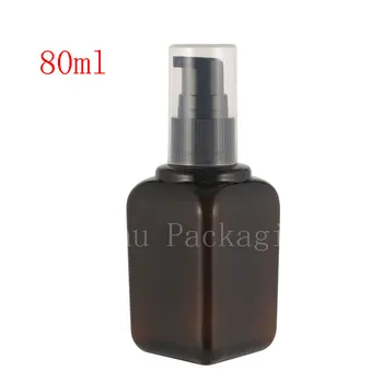 80ml Empty Brown Square Plastic Bottles With Treatment Pump 80G Cosmetic Packaging PET Bottle,Skin Care Lotion Cream Containers
80ml Empty Brown Square Plastic Bottles With Treatment Pump 80G Cosmetic Packaging PET Bottle,Skin Care Lotion Cream Containers