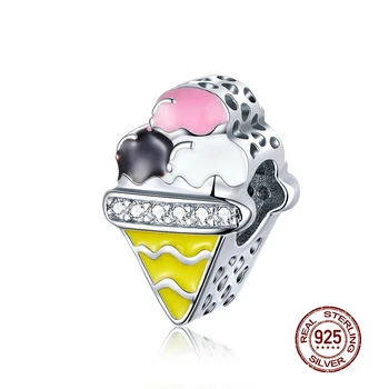 MOWIMO 925 Sterling Silver Ice Cream Enamel Charms CZ Beads Fit Original Silver Bracelet Pendant Necklace DIY Jewelry BKC1129
MOWIMO 925 Sterling Silver Ice Cream Enamel Charms CZ Beads Fit Original Silver Bracelet Pendant Necklace DIY Jewelry BKC1129