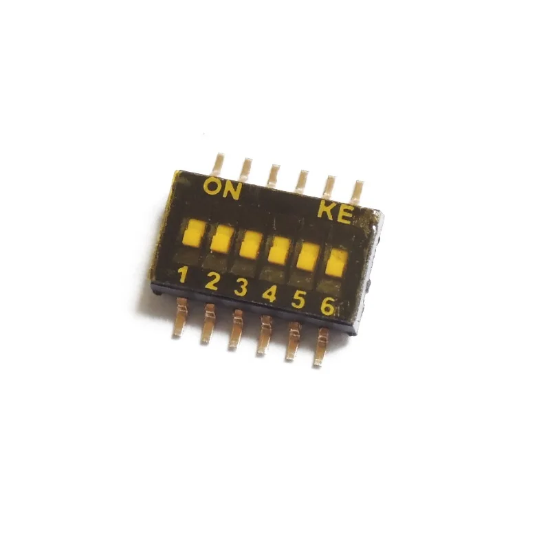 New SMD dialing switch 6PIN 1.27mm pitch coding black 1.27-6P IC type patch thin dial the code switch
New SMD dialing switch 6PIN 1.27mm pitch coding black 1.27-6P IC type patch thin dial the code switch