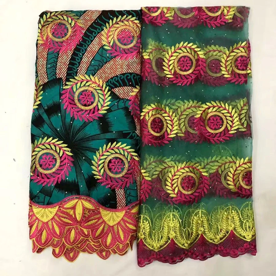 beautiful design pattern african real wax baby print fabric match french tulle lace china fabric suppliers 6 yards+2 yards/lot 
beautiful design pattern african real wax baby print fabric match french tulle lace china fabric suppliers 6 yards+2 yards/lot