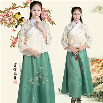 New Improved Traditional Embroidery Hanfu Long Sleeve Classical Dress Two-piece Suit
New Improved Traditional Embroidery Hanfu Long Sleeve Classical Dress Two-piece Suit
