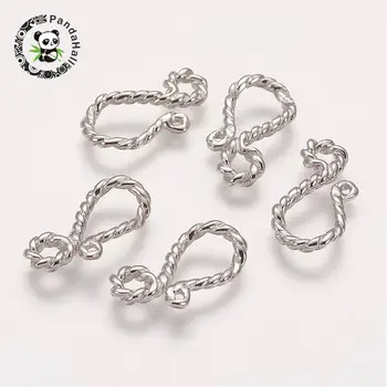 brass hook and eye clasps, Metal, about 11mm wide, 35mm long, 2mm thick, hole: 1.2~3mm
brass hook and eye clasps, Metal, about 11mm wide, 35mm long, 2mm thick, hole: 1.2~3mm