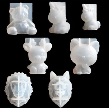 Animal transparent silicone resin mold epoxy geometry mold candle decoration tool
Animal transparent silicone resin mold epoxy geometry mold candle decoration tool