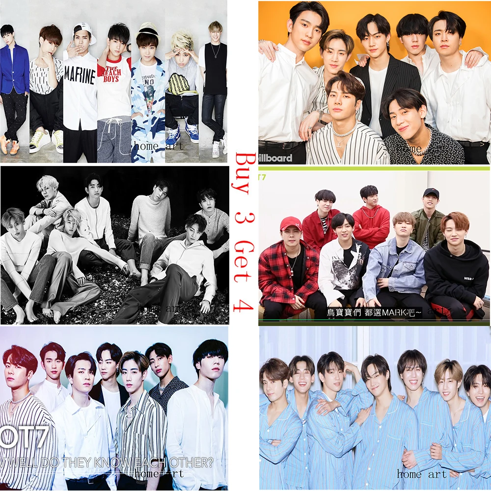GOT7 Poster Clear Image Wall Stickers Home Decoration Good Quality Prints White Coated Paper
GOT7 Poster Clear Image Wall Stickers Home Decoration Good Quality Prints White Coated Paper