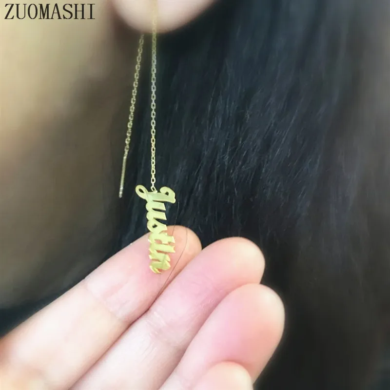 Threader Earrings Custom Name Earrings Line Threader Dangle Earrings Personalized Name Jewelery For Women Chain Earrings
Threader Earrings Custom Name Earrings Line Threader Dangle Earrings Personalized Name Jewelery For Women Chain Earrings
