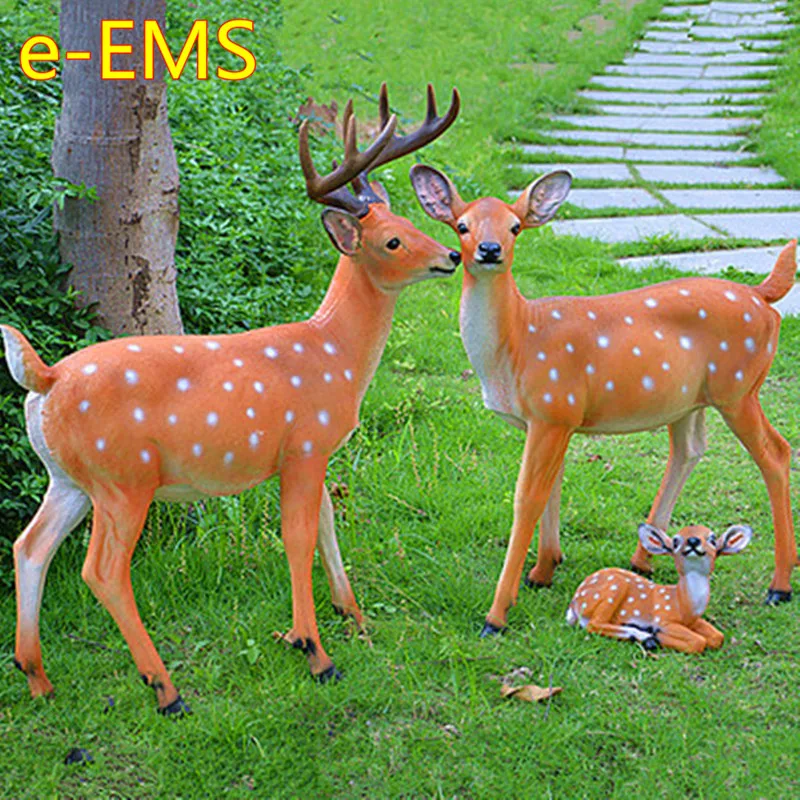 Simulation Sika Deer Furnishings Colophony Crafts Landscape Decoration Animal Model Statue G2311
Simulation Sika Deer Furnishings Colophony Crafts Landscape Decoration Animal Model Statue G2311