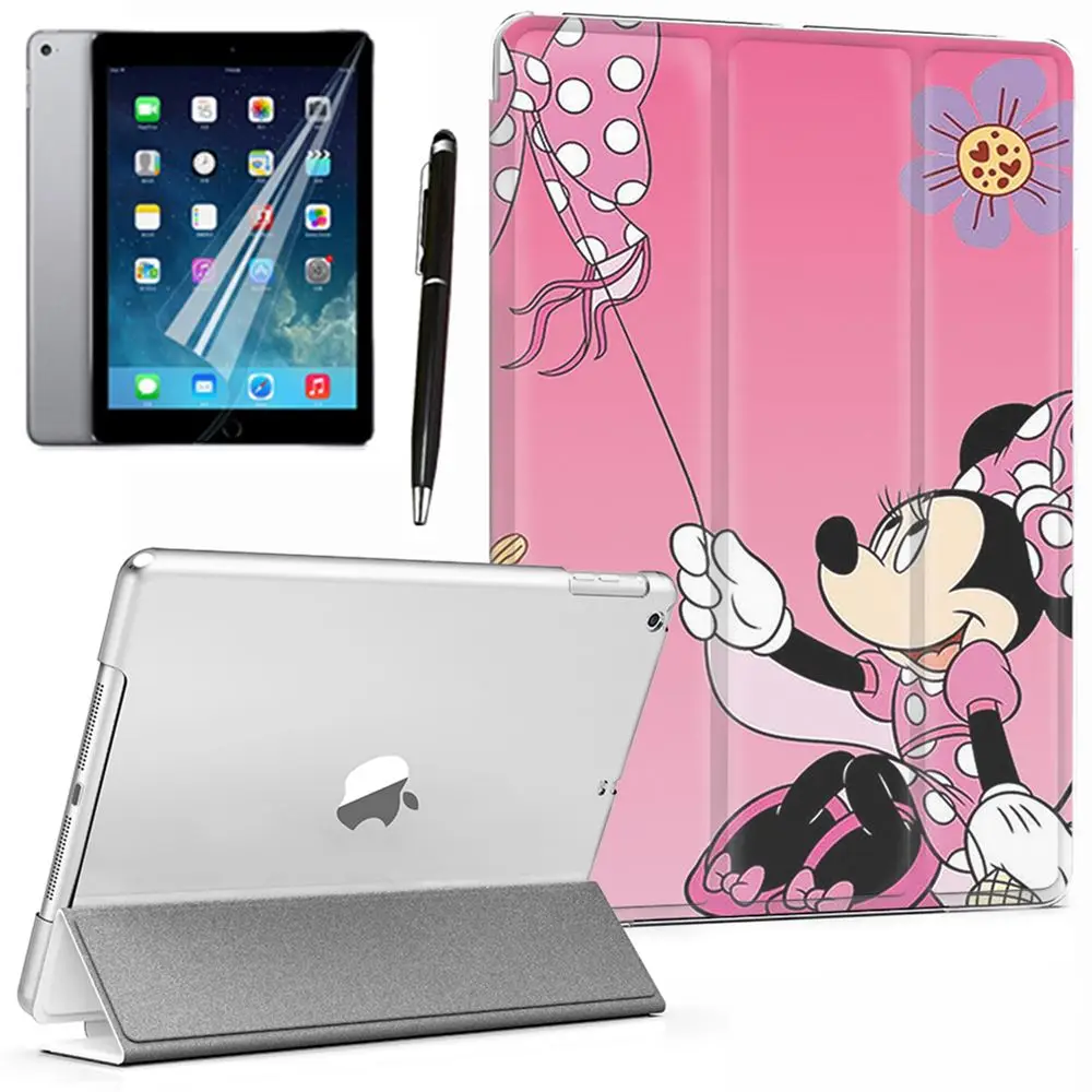 Lovely Cartoon Minnie Mouse Flying Kite Stand Magnetic PU Leather Smart Case Cover For iPad Air 1 2 9.7" 2017 2018 Pro 11" 12.9"
Lovely Cartoon Minnie Mouse Flying Kite Stand Magnetic PU Leather Smart Case Cover For iPad Air 1 2 9.7" 2017 2018 Pro 11" 12.9"