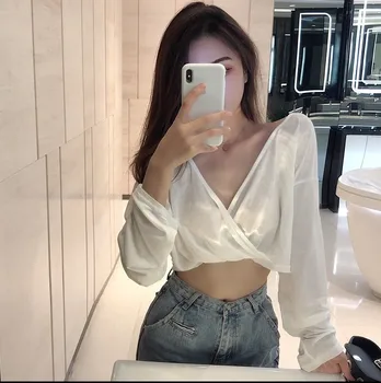 SEXY good elastic Winter Women's crochet lace shirt transparent slim casual tops tees for women clothing 1pcs/lot dsS1108
SEXY good elastic Winter Women's crochet lace shirt transparent slim casual tops tees for women clothing 1pcs/lot dsS1108