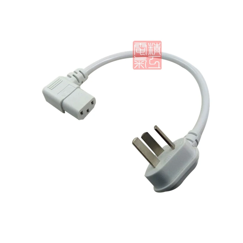Портативный шнур питания IEC320 C13 для ПК, короткий кабель с 3 зубцами, 20 см, Угловой дизайн локоть
Портативный шнур питания IEC320 C13 для ПК, короткий кабель с 3 зубцами, 20 см, Угловой дизайн локоть