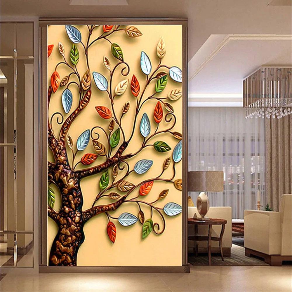 

DIY 5D Diamond Painting Cross Stitch Round Diamond Embroidery Rich tree Droplet Apple Diamond Mosaic Home decoration handmade