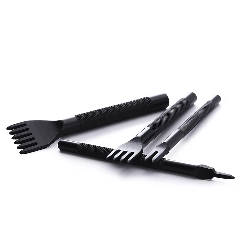 Hole Punch Tools for Leather Craft DIY Diamond Cut Lacing Stitching Chisel Set LeatherCraft Kits 3/4mm Hole Spacing Black Steel
Hole Punch Tools for Leather Craft DIY Diamond Cut Lacing Stitching Chisel Set LeatherCraft Kits 3/4mm Hole Spacing Black Steel