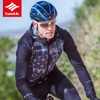 Santic Mens Cycling Jackets Winter Cotton Windproof Coats Jackets Keeping Warm 3D Layer Skill Ropa Ciclismo Winter Bike Clothing
Santic Mens Cycling Jackets Winter Cotton Windproof Coats Jackets Keeping Warm 3D Layer Skill Ropa Ciclismo Winter Bike Clothing