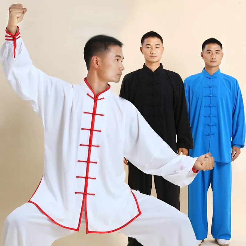 Long Sleeve Chinese Kungfu Clothing Men Tai Chi Uniform for Stage Martial Art Uniform Wushu Suit Taiji Wing Chun Practice Sets
Long Sleeve Chinese Kungfu Clothing Men Tai Chi Uniform for Stage Martial Art Uniform Wushu Suit Taiji Wing Chun Practice Sets