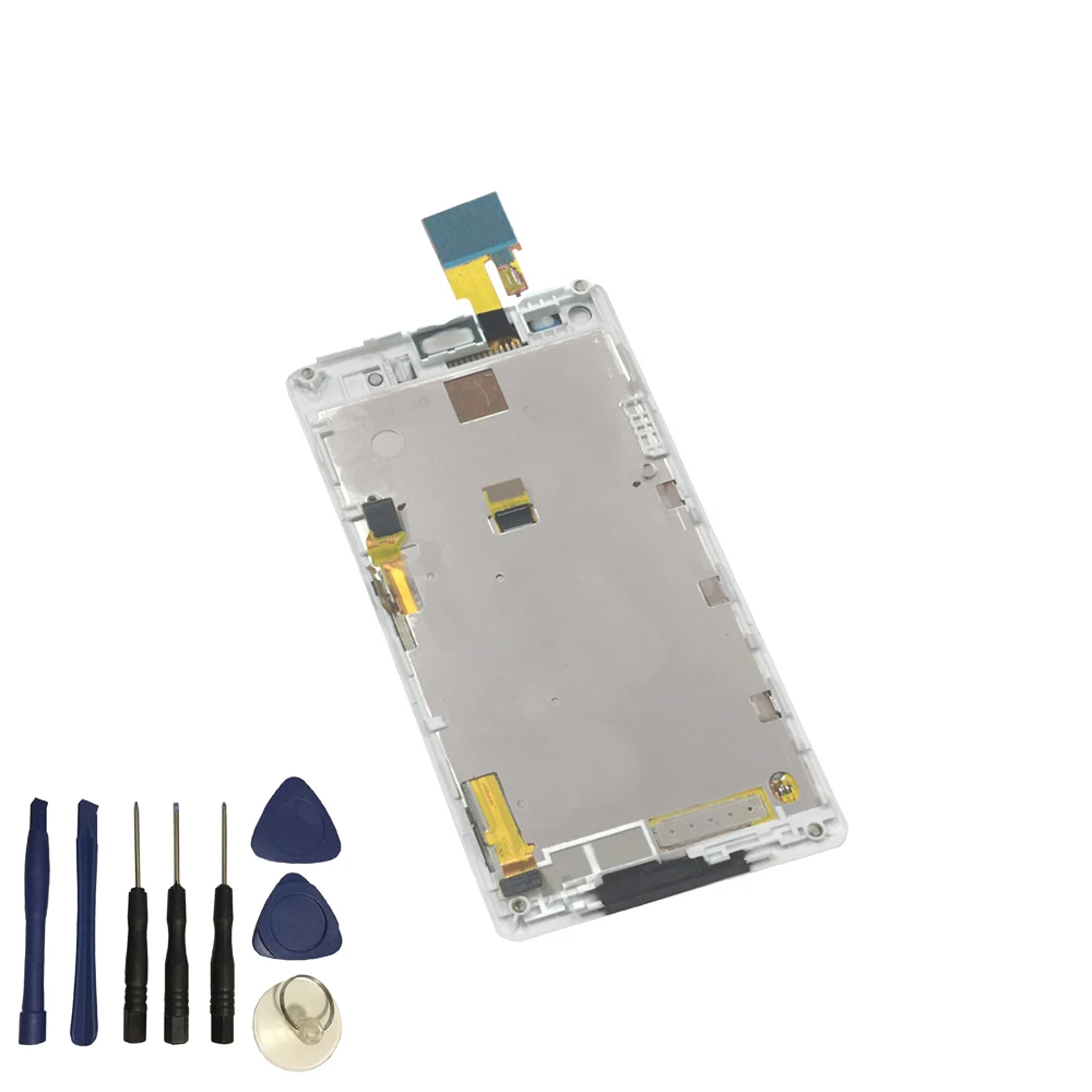 For Sony Xperia L C2104 C2105 S36h Touch Screen Sensor + LCD Display Monitor Panel Module Assembly With White Frame + Free Tools
For Sony Xperia L C2104 C2105 S36h Touch Screen Sensor + LCD Display Monitor Panel Module Assembly With White Frame + Free Tools