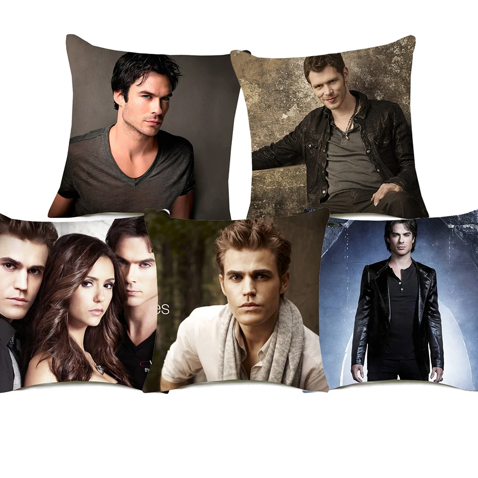 The Vampire Diaries Cushion Covers Ian Somerhalder Paul Wesley Portrait Cushion Cover Sofa Decorative Pillow Case
The Vampire Diaries Cushion Covers Ian Somerhalder Paul Wesley Portrait Cushion Cover Sofa Decorative Pillow Case