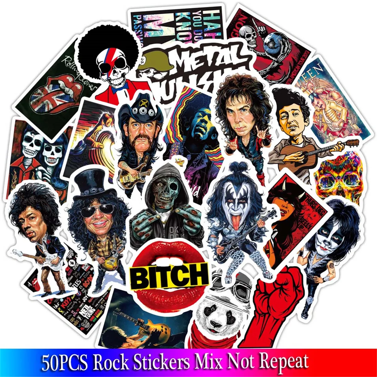 50PCS Mixed Pack Skull Terror Stickers Cool Rock Stickers Set For Luggage Skateboard Laptop Stickers Lot
50PCS Mixed Pack Skull Terror Stickers Cool Rock Stickers Set For Luggage Skateboard Laptop Stickers Lot